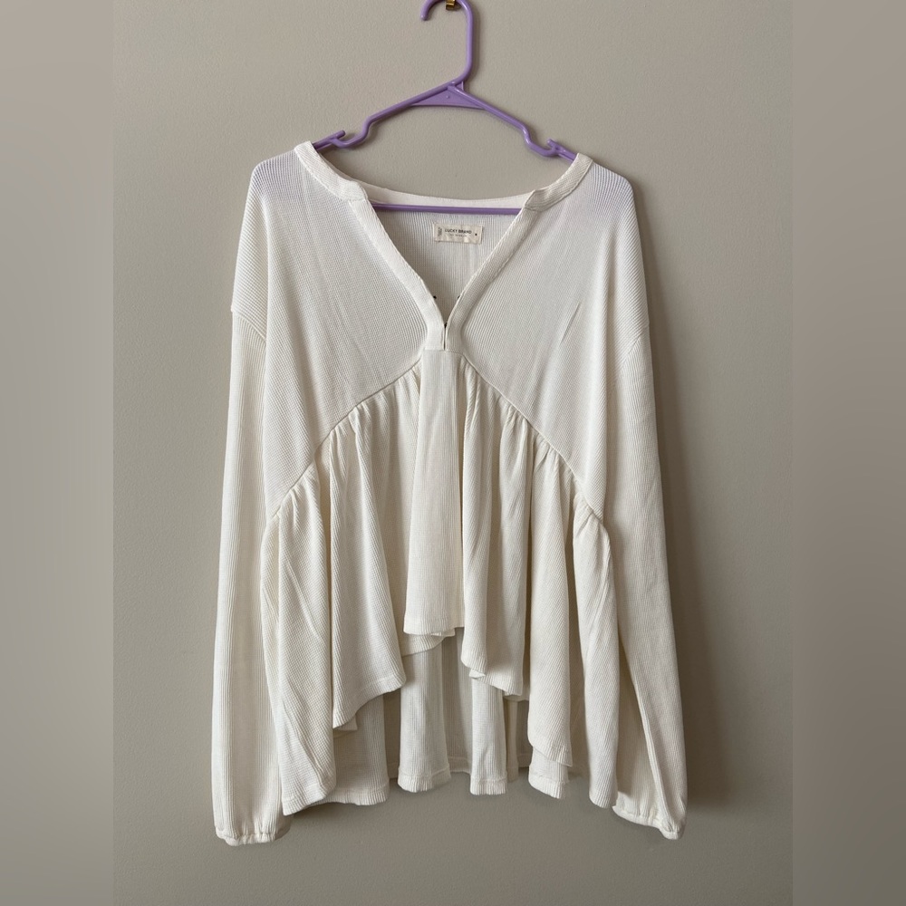 NWOT Lucky Peplum Top size Medium